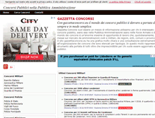 Tablet Screenshot of gazzettaconcorsi.eu